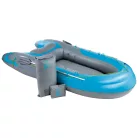 CRANE Marina 700 felfújható 3 személyes csónak, sport gumicsónak 1 pár alumínium evezővel 285 x 138 cm, 210 kg teherbírással