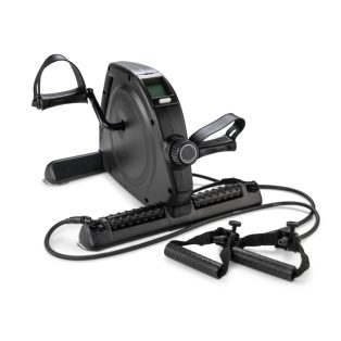   CRANE MiniBike Pro Fitness 2025 kar- és láberősítő mini szobakerékpár 130 kg teherbírással, masszírozó görgővel és fitnesz szalagokkal