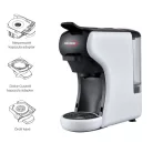 Hauser CE-934W Fehér 1450W 15-20 bar kapszulás / eszpresszó multifunkciós, multikapszulás kávéfőző őrölt kávéhoz valamint Nespresso® és DolceGusto® kávékapszulákhoz
