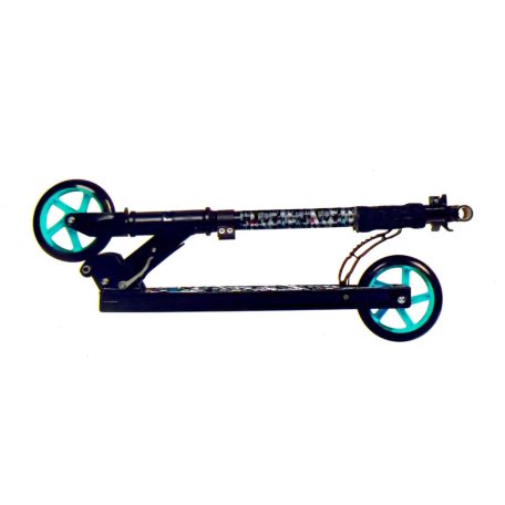 Cup's ALU 145 összecsukható alumínium roller 145 mm PU kerekkkel, 100 kg teherbírással, fekete