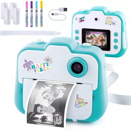 Canal Toys CLK 001 Instant Photo Creator 3 az 1-ben játék digitális fényképezőgép azonnali nyomtatással, fotó és videó funkcióval