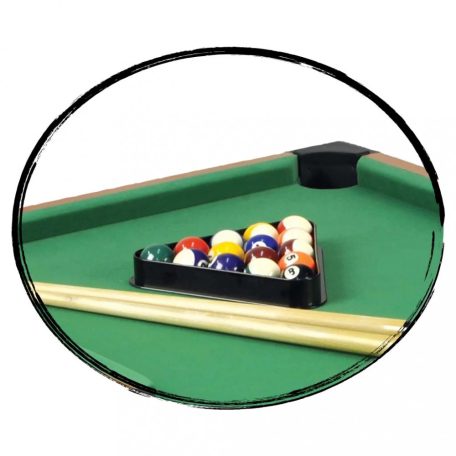 Carromco Orion-XT 122 x 67 x 79 cm biliárd asztal, Pool Table játékasztal golyókkal, dákókkal, háromszöggel (02051)
