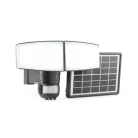 CasaLux NP-SL-2023 LED Solar fényvető, 3.7V 3000 mAh 6500K hidegfehér 900 lumen falra szerelhető, napelemes, szolár LED reflektor mozgásérzékelővel