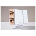 Cien MKSLK 6 A2 összecsukható asztali kozmetikai tükör, sminktükör LED világítással, 3 db nagyító tükörrel