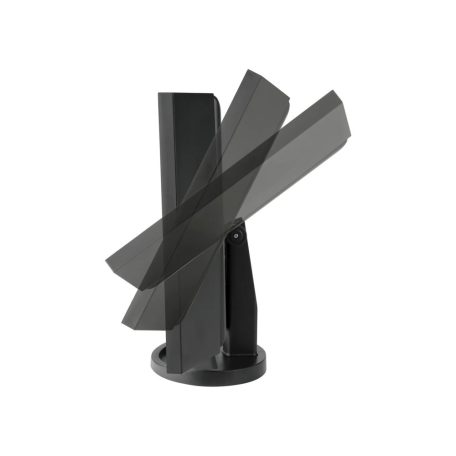 Cien MKSLK 6 A2 összecsukható asztali kozmetikai tükör, sminktükör LED világítással, 3 db nagyító tükörrel