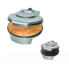 Clatronic HA 3494 Bomann 1200W 18 cm XL elektromos ostyasütő, tölcsérsütő, sajtostallér sütő, recept ötletekkel