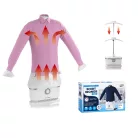 CleanMaxx 11228 Shirt Ironer PRO 1800W 2 az 1-ben elektromos ingvasaló, gőzölős ing- és blúzvasaló, forró levegős póló szárító S-XXL méretig
