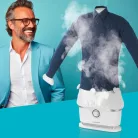 CleanMaxx 11228 Shirt Ironer PRO 1800W 2 az 1-ben elektromos ingvasaló, gőzölős ing- és blúzvasaló, forró levegős póló szárító S-XXL méretig