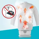 CleanMaxx 11228 Shirt Ironer PRO 1800W 2 az 1-ben elektromos ingvasaló, gőzölős ing- és blúzvasaló, forró levegős póló szárító S-XXL méretig