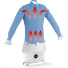CleanMaxx 11228 Shirt Ironer PRO 1800W 2 az 1-ben elektromos ingvasaló, gőzölős ing- és blúzvasaló, forró levegős póló szárító S-XXL méretig