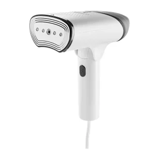   CLEANmaxx 19371 Steam Brush 1200W 2 az 1-ben gőzkefe, összecsukható kézi ruhagőzölő, textilgőzölő kefe feltéttel 130 ml 20 g/perc 