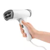   CLEANmaxx 19371 Steam Brush 1200W 2 az 1-ben gőzkefe, összecsukható kézi ruhagőzölő, textilgőzölő kefe feltéttel 130 ml 20 g/perc 
