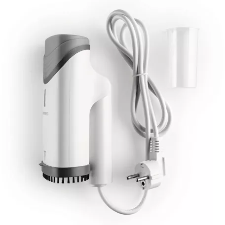 CLEANmaxx 19371 Steam Brush 1200W 2 az 1-ben gőzkefe, összecsukható kézi ruhagőzölő, textilgőzölő kefe feltéttel 130 ml 20 g/perc 
