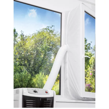 Midea COMFEE Hot Air Stop 400 univerzális ablaktömítés, 400 cm (4 méteres) ablaktakaró mobilklímához, (klíma kivezető szett)