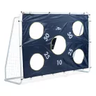 CRANE Sports 240 x 170 x 85 cm 1 db fémvázas, célzófalas focikapu hálóval és levehető célzófallal (célzó ponyvával)