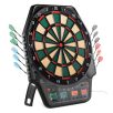   CRANE Aspiria GR-2024 elektromos fali / álló darts tábla 4 db LED kijelzővel, 3 x 4 dart szettel, USB töltőkábellel, 100 pótheggyel