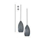 CRANE TR 6.0 / TR 7.0 szürke - kék 310 x 76 cm 2 személyes (kétszemélyes) felfújható kajak - kenu evezővel, 160 kg teherbírással