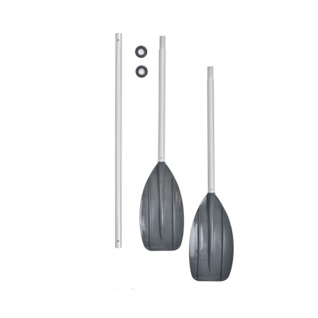 CRANE TR 6.0 / TR 7.0 szürke - kék 310 x 76 cm 2 személyes (kétszemélyes) felfújható kajak - kenu evezővel, 160 kg teherbírással