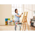 CreaBox Marabu 5 x 100 ml vízbázisú akril effektpaszta, modellező paszta, textúra paszta, kreatív barkácsoláshoz (finomhomok, fehér, ezüst metál, arany metál, kirstálytiszta)