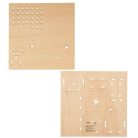 Crelando Kreatív "csináld magad" Karácsonyi zenedoboz, Christmax Music box, fából készült fenyőfa dekorációsfesthető zenélő doboz