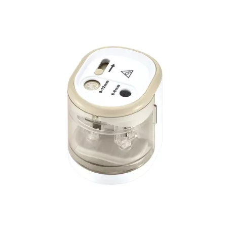 Tronic / Crelando HG-11266A elemes, elektromos hegyező, automata ceruzahegyező 6-8 mm / 9-12 mm grafit- és színes ceruzákhoz (Electric Pencil Sharpener)