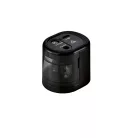 Tronic / Crelando HG-11266A elemes, elektromos hegyező, automata ceruzahegyező 6-8 mm / 9-12 mm grafit- és színes ceruzákhoz (Electric Pencil Sharpener)