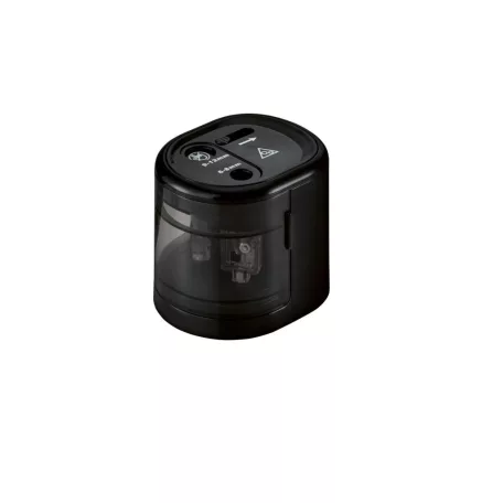 Tronic / Crelando HG-11266A elemes, elektromos hegyező, automata ceruzahegyező 6-8 mm / 9-12 mm grafit- és színes ceruzákhoz (Electric Pencil Sharpener)