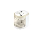 Tronic / Crelando HG-11266A elemes, elektromos hegyező, automata ceruzahegyező 6-8 mm / 9-12 mm grafit- és színes ceruzákhoz (Electric Pencil Sharpener)
