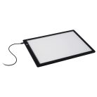 Crelando A3 17" LED Light Pad, világító rajztábla, 46 x 33 x 0.7 cm Extra Slim USB grafikus tábla LED megvilágítással, 6 fokozatú fényerővel (526721)