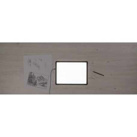 Crelando A3 17" LED Light Pad, világító rajztábla, 46 x 33 x 0.7 cm Extra Slim USB grafikus tábla LED megvilágítással, 6 fokozatú fényerővel (526721)