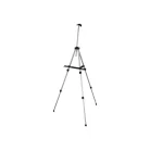 Crelando ALU 105 - 150 cm allítható magasságú teleszkópos 3 lábú összecsukható asztali / álló alumínium festőállvány max. 80 cm vászonhoz, hordtáskával