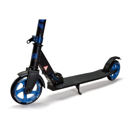 Crivit Aluminium Scooter BLUE-145 összecsukható alumínium roller 145 mm kerekkkel, 100 kg teherbírással, kék - fekete (fiúknak)