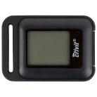 Crivit Pedometer, digitális lépésszámláló 3D érzékelővel, LCD kijelzővel, lépésszám, távolság, futási idő, sebesség, kalóriafogyasztás, zsírégetés, hőmérséklet és idő kijelzésére
