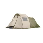 Crivit Sports 4 személyes (négyszemélyes) családi sátor, fesztiválsátor, kempingsátor 1 hálófülkével, nappalival, rovarhálóval 455 x 260 x 190 cm