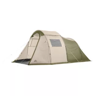   Crivit Sports 4 személyes (négyszemélyes) családi sátor, fesztiválsátor, kempingsátor 1 hálófülkével, nappalival, rovarhálóval 455 x 260 x 190 cm