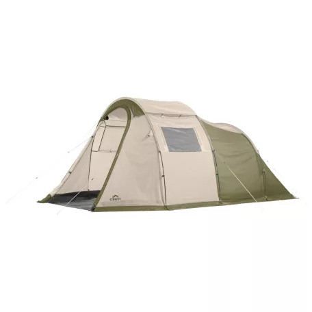 Crivit Sports 4 személyes (négyszemélyes) családi sátor, fesztiválsátor, kempingsátor 1 hálófülkével, nappalival, rovarhálóval 455 x 260 x 190 cm