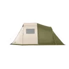 Crivit Sports 4 személyes (négyszemélyes) családi sátor, fesztiválsátor, kempingsátor 1 hálófülkével, nappalival, rovarhálóval 455 x 260 x 190 cm