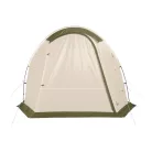 Crivit Sports 4 személyes (négyszemélyes) családi sátor, fesztiválsátor, kempingsátor 1 hálófülkével, nappalival, rovarhálóval 455 x 260 x 190 cm