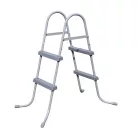 Crivit / Bestway FFH 039 (58430) kétágú, 2 fokú 84 cm medence létra max 84 cm magas kerti puhafalú és fémvázas medencékhez