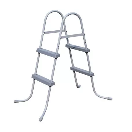 Crivit / Bestway FFH 039 (58430) kétágú, 2 fokú 84 cm medence létra max 84 cm magas kerti puhafalú és fémvázas medencékhez
