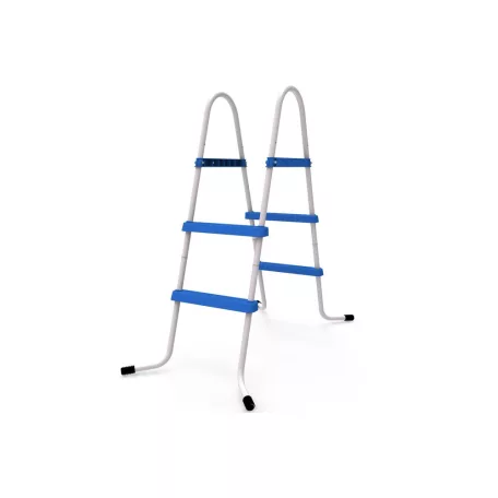Crivit / Bestway FFH 039 (58430) kétágú, 2 fokú 84 cm medence létra max 84 cm magas kerti puhafalú és fémvázas medencékhez
