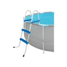 Crivit / Bestway FFH 039 (58430) kétágú, 2 fokú 84 cm medence létra max 84 cm magas kerti puhafalú és fémvázas medencékhez