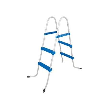 Crivit / Bestway FFH 039 (58430) kétágú, 2 fokú 84 cm medence létra max 84 cm magas kerti puhafalú és fémvázas medencékhez