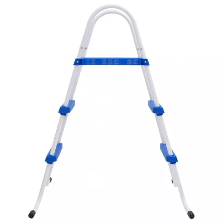 Crivit / Bestway FFH 039 (58430) kétágú, 2 fokú 84 cm medence létra max 84 cm magas kerti puhafalú és fémvázas medencékhez