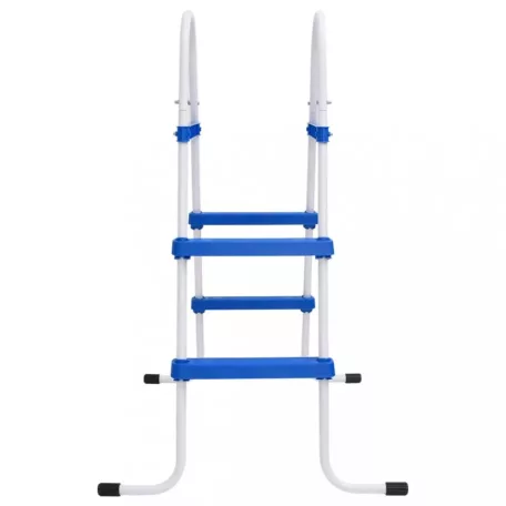 Crivit / Bestway FFH 039 (58430) kétágú, 2 fokú 84 cm medence létra max 84 cm magas kerti puhafalú és fémvázas medencékhez