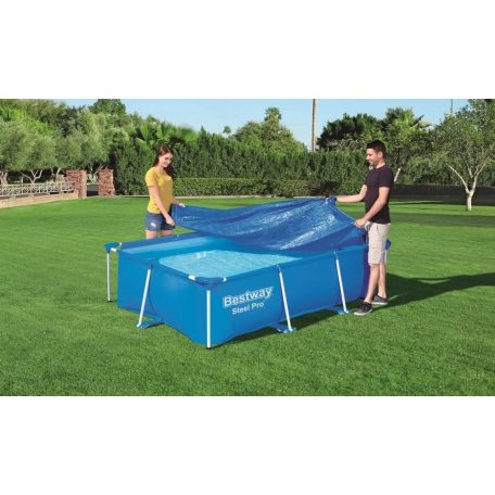 Crivit AMALFI 300 x 207 cm védőtakaró, takaróponyva Crivit / INTEX / Bestway Steel Pro 300 x 201 x 66 cm AMALFI fémvázas medencére