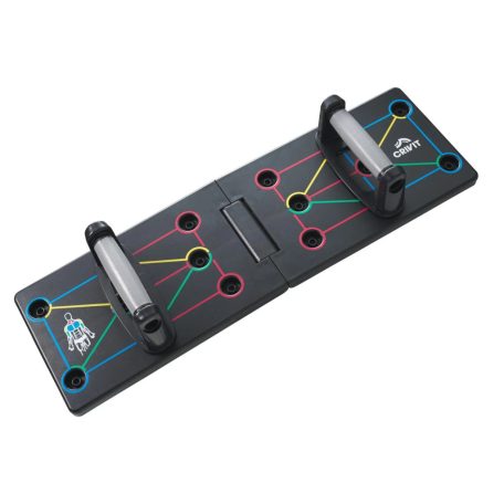 Crivit 640 x 195 x 18 mm 100 kg teherbírású Push-Up Board, fekvőtámasz pad, multifunkciós edző keret