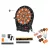 Crivit FN elektromos darts tábla 4 db világító LED kijelzővel, 3x4 dart szettel, hálózati adapterrel 100 pótheggyel (fehér-narancssárga)