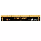 Crivit FN elektromos darts tábla 4 db világító LED kijelzővel, 3x4 dart szettel, hálózati adapterrel 100 pótheggyel (fehér-narancssárga)