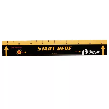 Crivit FN elektromos darts tábla 4 db világító LED kijelzővel, 3x4 dart szettel, hálózati adapterrel 100 pótheggyel (fehér-narancssárga)